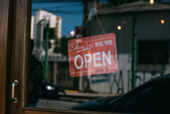Shopper marketing is like a we're open sign.