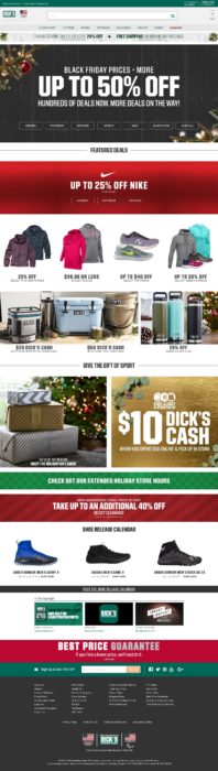Dick's Black Friday Promotions
